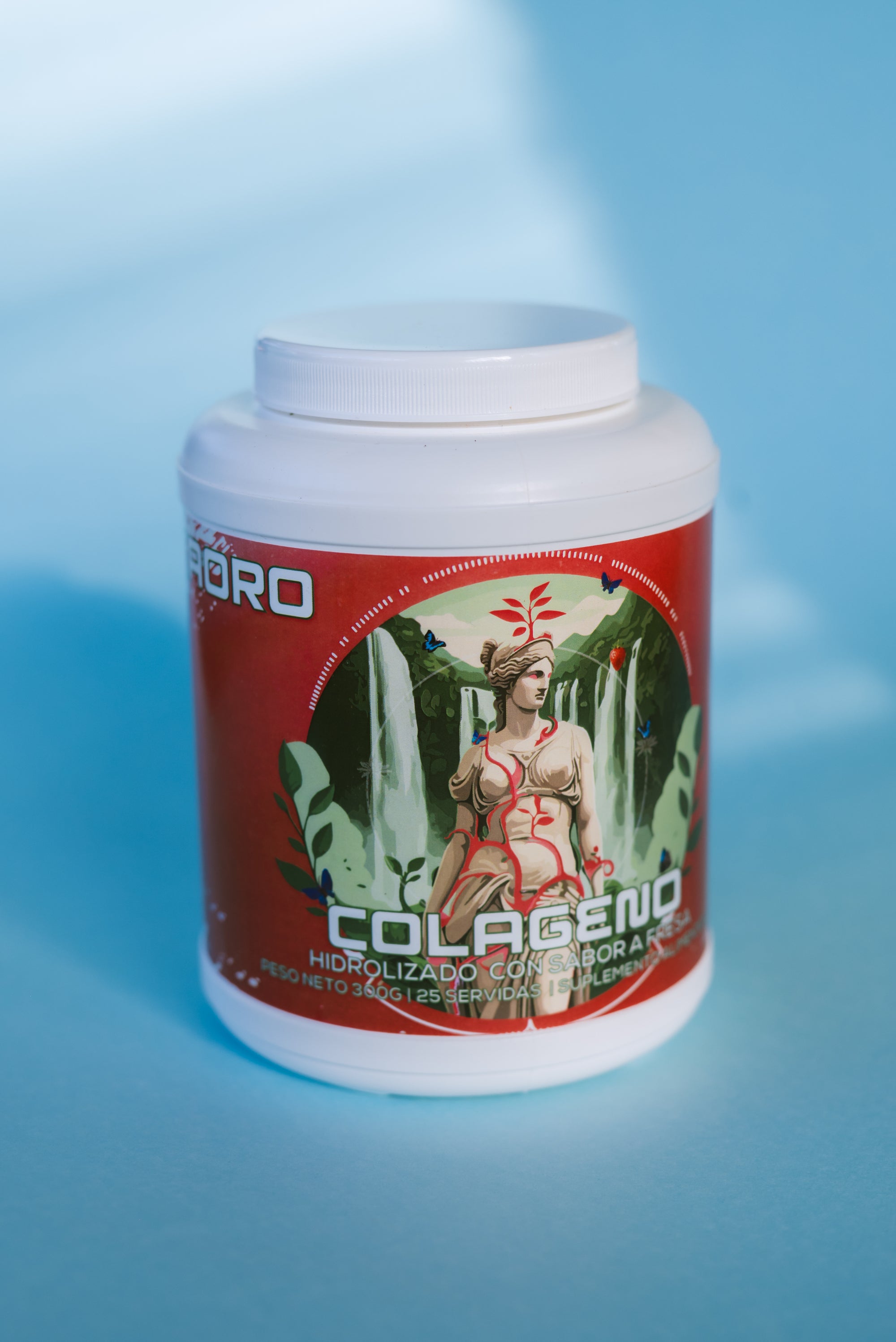 Colágeno Hidrolizado Sabor Fresa con Vitamina D3 – 12 g por porción