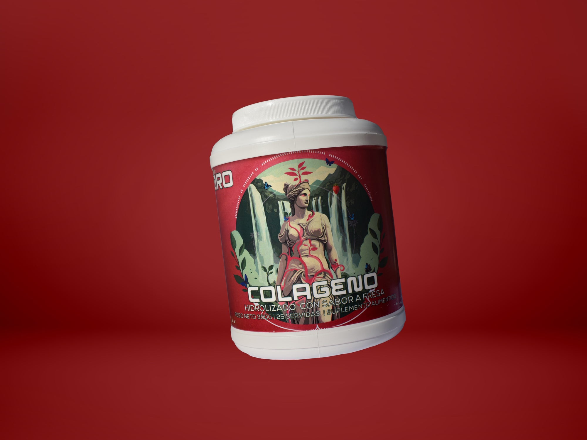 Colágeno Hidrolizado Sabor Fresa con Vitamina D3 – 12 g por porción